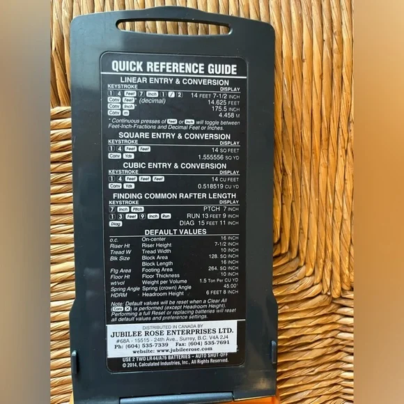 Calculated Industries 4065 Construction Master Pro Advanced Math Calculator - Picture 8 of 12